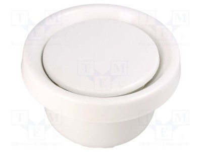 Accesorii: anemostat albă polipropilenă &amp;Oslash;125mm AN foto