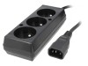 Cablu Alimentare 3x1mm2 0.3m 3 Prize
