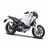MAISTO MOTOCICLETA METALICA CU STAND EDITIE SPECIALA DUCATI DESERT X SCARA 1 LA 18