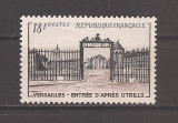 Franta 1954 - Versailles, MNH, Nestampilat
