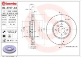 BREMBO 09.A727.31 PRIME LINE - UV Coated Disc frana