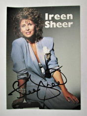 Poza cu Autograf: Ireen Sheer (A participat la Eurovision 1974, 78, 85) foto