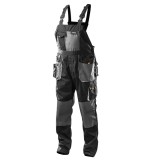 Pantaloni de lucru cu bretele NEO Tools, marimea L/54, rezistenti