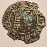 Ungaria 1 denar 1554 KB argint Ferdinand l