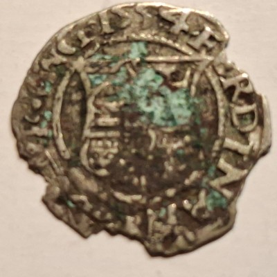 Ungaria 1 denar 1554 KB argint Ferdinand l foto