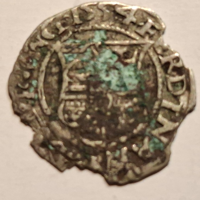 Ungaria 1 denar 1554 KB argint Ferdinand l