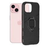 Husa iPhone 15 Techsuit Silicone Shield, negru
