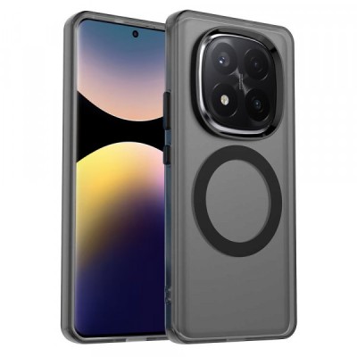 Husa MagSafe pentru Xiaomi Redmi Note 14 Pro+ 5G, Techsuit, CandyCase, Neagra foto