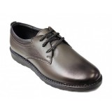 Pantofi barbati eleganti, din piele naturala, Gri, CIUCALETI SHOES