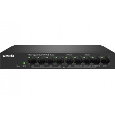 Router 8 porturi PoE+, 1 port WAN, Gigabit, Web Management - TENDA TND-G0-8G-POE SafetyGuard Surveillance