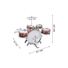 Tobe pentru copii XL 22464 - jucarii muzicale, instrumente muzicale, tobe pentru copii, muzica, instrumente pentru copii, tobe, trupa pentru copii foto