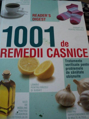 1001 DE REMEDII CASNICE-READER&amp;#039;S DIGEST , 2008 foto