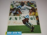 Poster fotbal - jucatorul ABEDI PELE (Olympique de MARSEILLE)