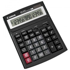 Calculator de birou CANON, WS1610T, ecran 16 digiti, alimentare solara si baterie, negru, &amp;quot;BE0696B001AA&amp;quot; (timbru verde 0.18 lei) foto