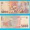 Romania (p#107) 5.000 Lei 1998 aUNC+ &#039;Blaga&#039; serie: 010A1883430 Filigran mare italic