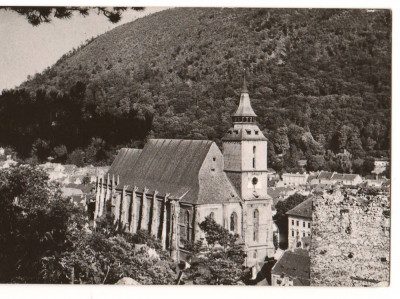 CPI B 11114 CARTE POSTALA - BRASOV. BISERICA NEAGRA, RPR foto