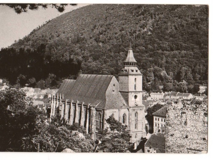 CPI B 11114 CARTE POSTALA - BRASOV. BISERICA NEAGRA, RPR