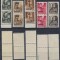 ROMANIA 1945 Oradea I lot 5 perechi verticale diferite tip 1 &amp; tip 2 MNH