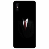 Husa silicon pentru Xiaomi Mi 8 Pro, Mystery Man In Suit