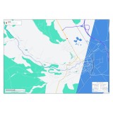 Cumpara ieftin Harta decorativa pentru perete Aiud, Stil Modern, 125x90 cm, PVC