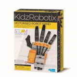 Kit constructie robot - Motorised Robot Hand, Kidz Robotix, 4M