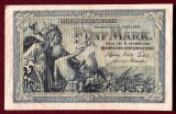 Germania 5 Mark 1904 seria 254 stare foarte buna **