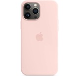Husa spate Apple Silicone Case cu MagSafe pentru iPhone 13 Pro Max,Chalk Pink,Blister