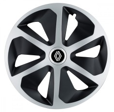 Set 4 capace roti pentru Renault Nou, model Roco Mix, R15