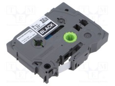 Bandă BROTHER 9mm neagră cu caractere albe