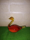 LEBADA - figurina din STICLA de MURANO lucrata 100% MANUAL