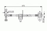 Conducta / cablu frana FORD TRANSIT caroserie (FA) (2000 - 2006) BOSCH 1 987 481 045