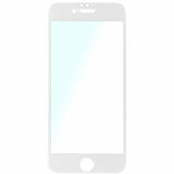 Folie sticla protectie ecran Full Face margini albe pentru Apple iPhone 6/6S