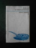 DICTIONAR AL LITERATURII FRANCEZE (1972)