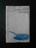 DICTIONAR AL LITERATURII FRANCEZE (1972)