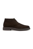 Geox botine de piele &icirc;ntoarsă U MASSIMIANO culoarea maro, U46H9A 00022 C6006
