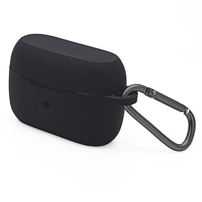 Husa pentru protectia castilor stereo bluetooth Jabra Elite 3, culoarea neagra, cu carlig prindere foto