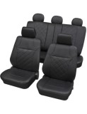 Set Huse Scaun Universale Din Piele Ecologica Petex Negru