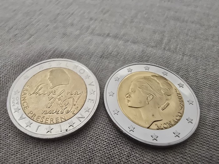 Copie Monedă 2&euro; Monaco 2007