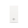 Moda Voice, intrerupator cruce 1M, alb mat, Elbi