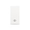 Moda Voice, intrerupator cruce 1M, alb mat, Elbi
