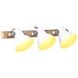 Lampa de perete industriala, alb, 65 x 25 cm, E27