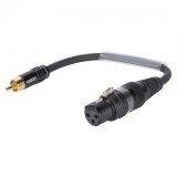 Adaptor audio RCA la XLR 3 pini T-M 0.15m, TRH8U0015-SW, Oem