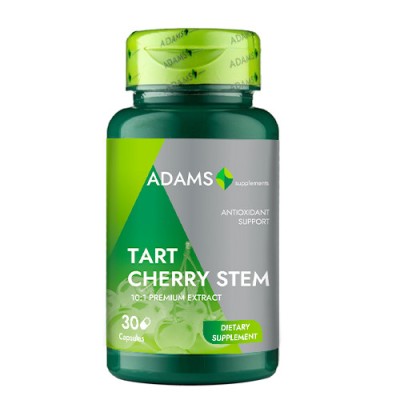 Tart Cherry Stem ( Cozi de Cirese) 500 miligrame 30 capsule Adams Vision foto