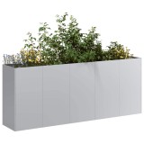 vidaXL Jardinieră 200x40x80 cm oțel galvanizat 860729