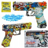 Pistol manual cu bile gel 7-8 mm, rază aprox. 10 m, set 500 buc