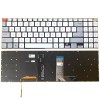 Tastatura Laptop, Asus, VivoBook Pro 15X K6501Z, K6501ZM, iluminata, alba, layout US