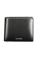 Calvin Klein Portofel Ck Sleek Bifold de piele pentru barbati, Negru (Marime: foto