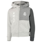 Real Madrid hanorac cu glugă pentru copii No15 Zip grey - 8 let