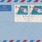 FILATELIE TEMATICA - PLIC RUSIA TEMATICA AVION AVIOANE AVIATIE AIRMAIL RACHETA