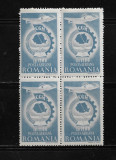 ROMANIA 1947 - C.G.M. - POSTA AERIANA, BLOC, MNH - LP 210, Nestampilat